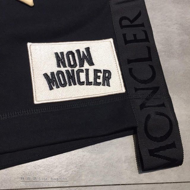 Moncler五分褲 19春夏新款 盟可睞男士黑色休閒短褲  tzy1857